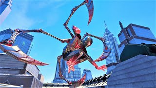 Spider Man Miles Morales  Ultimate Transforming Suit  New Game Plus Unique Finishing Move [upl. by Donoghue]