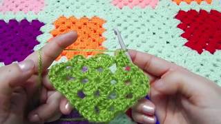 BeginnerHow To Crochet Granny SquareHINDI TUTORIAL [upl. by Ayalahs785]