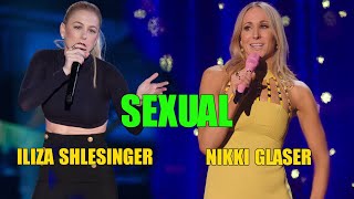 Iliza Shlesinger vs Nikki Glaser talk about Darkest S E X Secrets [upl. by Pelletier]