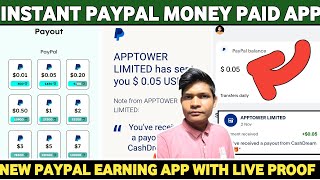 CashDream App Withdrawal Proof॥New Paypal Earning Apps With Payment Proof॥Paypal Earning Apps 2024 [upl. by Vonny]