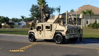 DRIVING ARMORED HUMVEE THROUGH NEIGHBORHOOD HUMMERKINGZ [upl. by Elac]