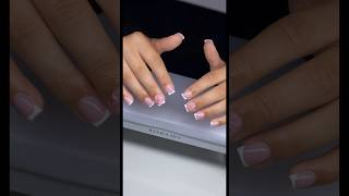 doing an overlay set 🌸 nails acrylictips acrylicnails nailtech nailoverlay [upl. by Annayak178]