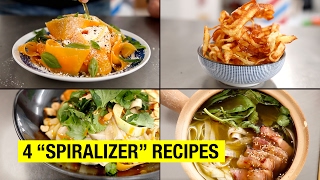 4 Healthy amp Lazy Spiralizer Recipes You Can Finally Make [upl. by Harned]