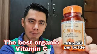 PURITANS PRIDE BEST VITAMIN C 500 MG ASCORBIC ACID WITH BIOFLAVONOIDS amp WILD ROSE HIPS NURSE REVIEW [upl. by Atik]