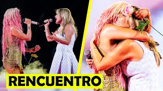 KAROL G Y AMAIA MONTERO CANTAN JUNTAS EN EL SANTIAGO BERNABÉU  MAÑANA SERÁ BONITO  TENDENCIAS 2024 [upl. by Satterlee]