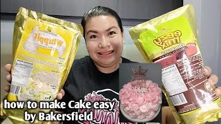 How to make Cake Easy by using BAKERSFIELD Products [upl. by Ahsiym]