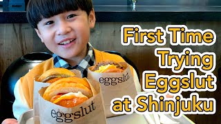 🇯🇵 First Time Trying Eggslut at Shinjuku  Breakfast at Tokyo  Travel Vlog 新宿东京  EP14 [upl. by Brocky]