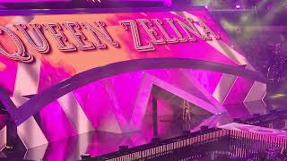 QUEEN ZELINA amp CARMELLA Entrance LIVE at WrestleMania 38 in Dallas TX [upl. by Ynwat]