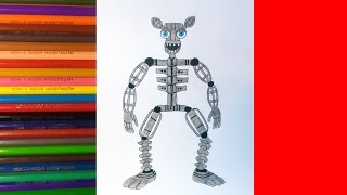 How to draw Endoskeleton FNAF Как нарисовать Эндоскелетона [upl. by Eerihs]