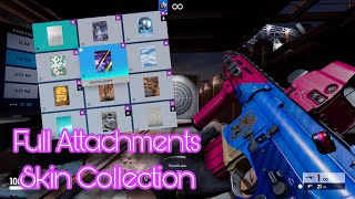 Full Attachments Skin Collection  Rainbow Six Siege [upl. by Birdella]