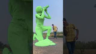 Big stand sculptor destroyed ledy 3d vfx gaming videotendingyoutubeshorts [upl. by Ahsercul]