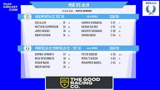 Mirfield CC Mirfield CC  1st XI v Holmfirth CC 1st XI [upl. by Charisse]