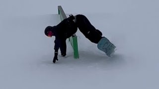 1 Year Snowboard park progression [upl. by Proud890]