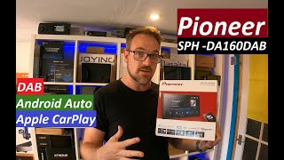 Pioneer SPHDA160DAB Car Head Unit with DAB Apple CarPlay  Android Auto in Saab 93 [upl. by Noemys]