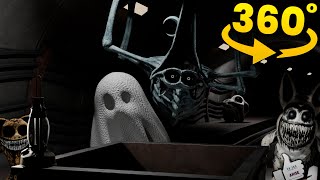 VR 360°  ROLLER COASTER HORROR SCARY METRO 4K Experience POV [upl. by Pacifica]