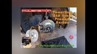 POWERSTOP Z23 Sport Brakes Product Review [upl. by Nailliw]