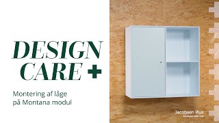 Design Care  Montering af låge på Montana modul [upl. by Anaujal747]