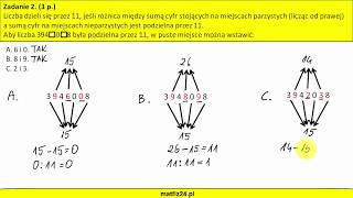 Cecha podzielności przez 11  MatFiz24PL [upl. by Anaile]