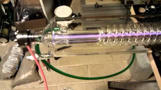 80W CO2 Laser  First test [upl. by Dilly]