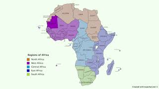 Know My Africa  Ep 2  Regions of Africa [upl. by Yrelbmik]