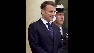 French President Macron meets with NATO SecretaryGeneral Rutte [upl. by Ilse]