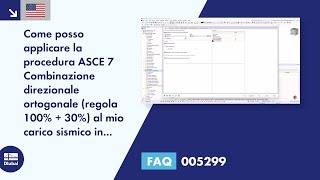 EN FAQ 005299  Come posso applicare la procedura di combinazione direzionale ortogonale ASCE 7 [upl. by Ardnuahc860]