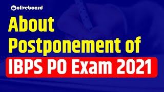 About Postponement of IBPS PO Pre Exam 2021 [upl. by Sadye231]