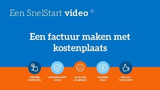 Factuur maken met kostenplaatsen video [upl. by Nolyag]