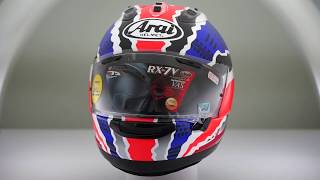 Arai RX7V Doohan Jubilee Helmet [upl. by Ahcsat]