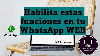 Configuraciones de privacidad en WhatsApp WEB [upl. by Dnanidref]