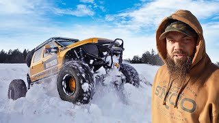 Testing Out the Monster Truck in a Snowstorm Rescue [upl. by Chantal471]