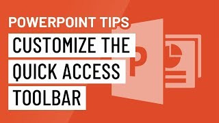 PowerPoint Quick Tip Customize The Quick Access Toolbar [upl. by Ymmit]