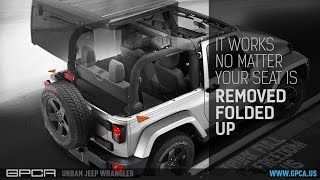 GPCA Jeep Wrangler JK 2DR Cargo Cover [upl. by Nnylsoj69]