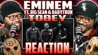 Eminem  Tobey Ft Big Sean amp BabyTron  REACTION eminem rap music reaction [upl. by Lerner299]