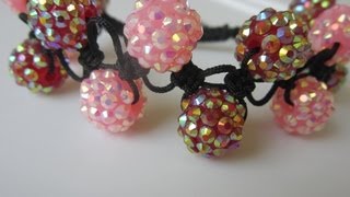 Shamballa Bracelet DIY [upl. by Pattison]