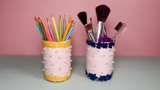 DIY multipurpose storage organiser  DIY pencil holder  craft explosion [upl. by Valina]