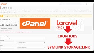 Cara membuat symlink storage link laravel di shared hosting lewat cpanel cron jobs [upl. by Notnirt213]