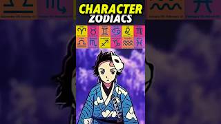 Demon Slayer Character Zodiacs♐ anime demonslayer kny shorts zodiac [upl. by Kirat]