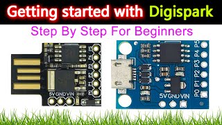 Getting Started With Digispark Kickstarter ATTINY85  Attiny8520SU Development Board Micro USB [upl. by Micheline]