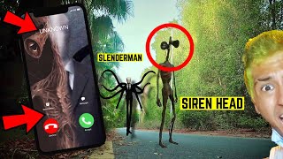 HUNTING FOR SIREN HEAD AND SLENDERMAN IN THE FOREST AT 3AM OMG I FOUND THEM [upl. by Senior]