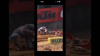 Chase sexton crash motorcycle supercross [upl. by Elades]