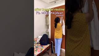 hostel edition evening routine Ft MBBS internship  medico hostellife [upl. by Iveel]