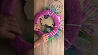 Wreathster Week Episode 6  Easter Deco Mesh Wreath  Shorts  Wreath DIY [upl. by Mcmillan]