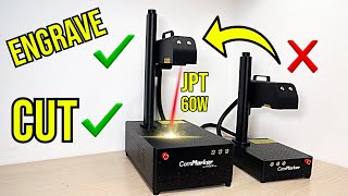 The Ultimate Laser For METAL ComMarker B4 60W JPT MOPA Fiber Laser Engraver Review [upl. by Ahsinelg]