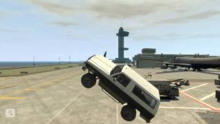 A crash and barrel rolls on gta 4  XFX 5870 qx6700 [upl. by Donia]