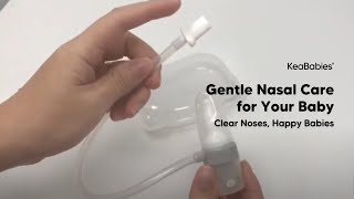 How to use Nasal Aspirator for Baby Newborn and Toddler by DrKea [upl. by Rosenblast327]