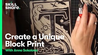 Transferring Your Artwork onto a Lino Block To Create a Linocut Print [upl. by Pollerd]