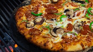 Easy Brick Oven Pizza without the Brick Oven Weber Grill Pizza Tutorial [upl. by Rayham]