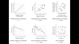 Meaning of Correlation Coefficient Being Positive or Negative [upl. by Aynav]