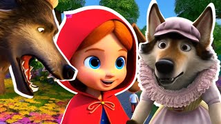 Caperucita Roja 🌹🐺  Cuento en canción 🎶 de la Caperucita Roja🌹🌳  Los mejores Videos para niños 👧🧒 [upl. by Dollie]